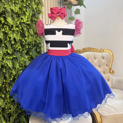 Vestido Infantil A Casa Mágica da Gabby Saia C/ Glitter Festas Vestido Infantil A Casa Mágica da Gabby Saia C/ Glitter Festas