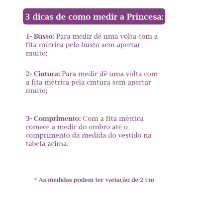 Vestido Infantil Princesa Branca de Neve Saia C/ Glitter