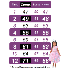 Vestido Infantil Rosa Claro Busto Nervura Saia Babados Coloridos