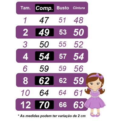 Vestido Infantil Rose Saia C/ Babados e Glitter Daminha