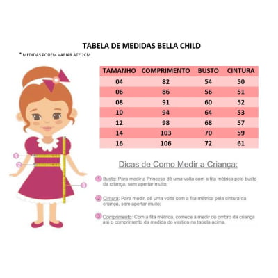Vestido Infantil Vermelho Peito Nervura Broche Flor Luxo