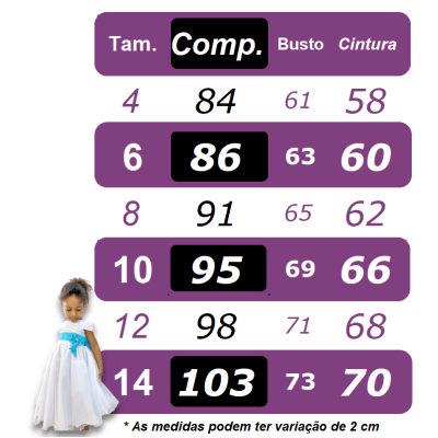 Vestido Infantil Branco Maquinetado Luxo Damas Longo