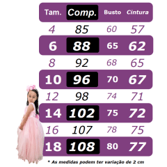 Vestido Infantil Rosa Claro Busto C/ Renda Luxo Damas Longo