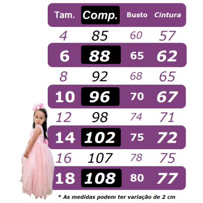 Vestido Infantil Rosa Claro Busto C/ Renda Luxo Damas Longo