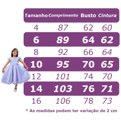 Vestido Infantil Rose Busto Com Renda Damas Longo Luxo