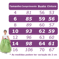 Vestido Infantil Azul Claro C/ Busto Nervura C/ Pérolas Damas