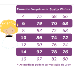Vestido Infantil Branco Damas C/ Renda e Aplique Borboletas