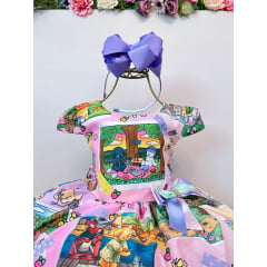 Vestido Infantil Bobbie goods Colorido Festas Aniversários