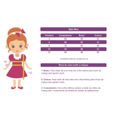 Vestido Infantil Off White Flores Tulipas e Cinto de Pérolas