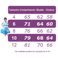 Vestido Infantil Azul Claro Busto Nervura Pérolas e Strass