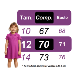 Vestido Juvenil Malha Fúcsia Casual Confort