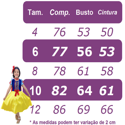 Vestido Infantil Branca de Neve Renda Metalizada Dourada