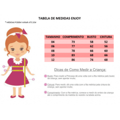 Vestido Infantil Unicórnio Chuva de Amor Luxo Arco Iris