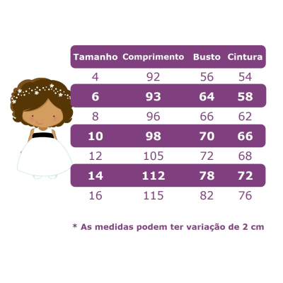 Vestido Infantil Damas de Honra Longo Lilás Pérolas e Strass