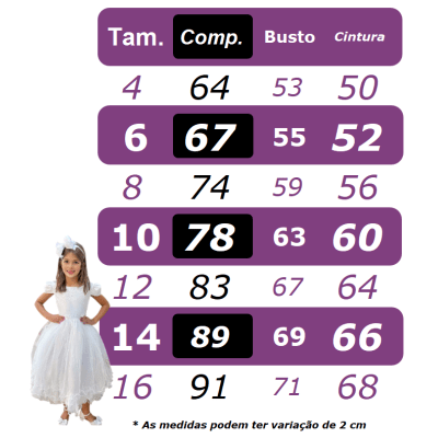 Vestido Infantil Branco C/ Nervura Cinto de Pérolas Luxo