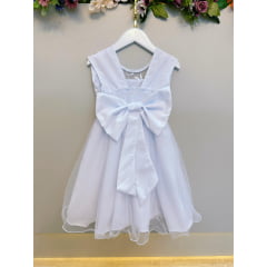 Vestido Infantil Branco C/ Babados e Renda  Daminhas Festas