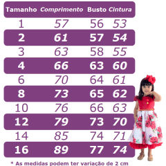 Vestido Infantil Laranja Laise C/ Babados e Pérolas