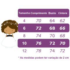 Vestido Infantil Branco C/ Busto Nervura Cinto Pérolas Festa