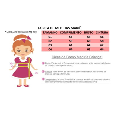 Vestido Infantil Rosa Aplique Borboletas e Flores Luxo