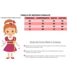 VESTIDO INFANTIL VERMELHO COM APLIQUE DE BORBOLETAS E FLORES