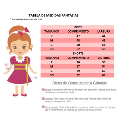 Fantasia Infantil Arlequina Brilho Body e Shorts