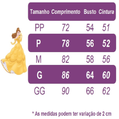 Fantasia Infantil Bela e a Fera Amarelo Escuro Festas