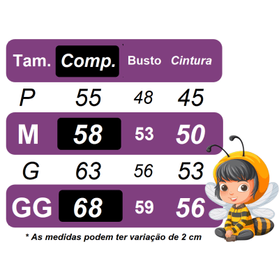 Fantasia Infantil da Abelhinha Festas