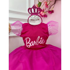 Fantasia Infantil da Barbie Acompanha a Tiara Luxo