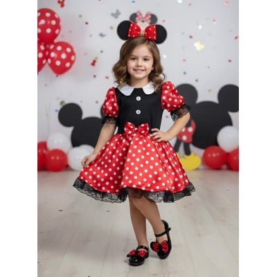 Fantasia Infantil da Minnie Festas Fantasia Infantil da Minnie Festas