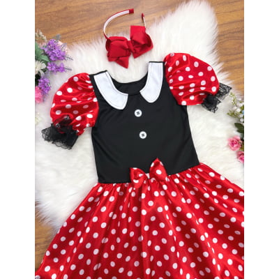 Fantasia Infantil da Minnie Festas