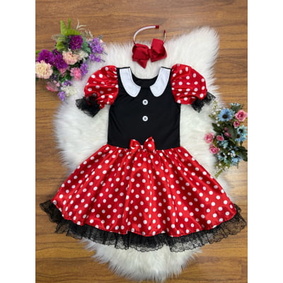 Fantasia Infantil da Minnie Festas