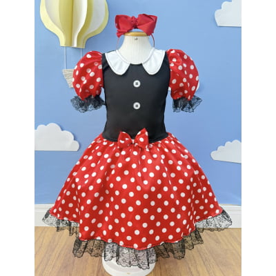 Fantasia Infantil da Minnie Festas