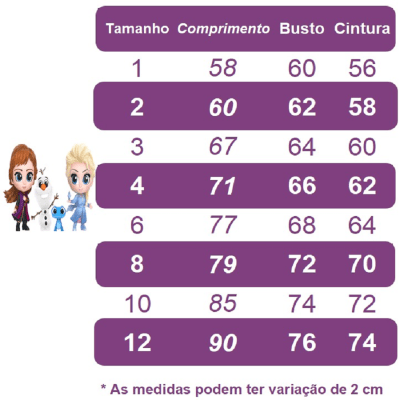 Fantasia Infantil Frozen Elsa Anna Princesas C/ Tiara Festas