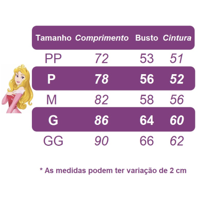 Fantasia Infantil Rosa Princesas Aurora Bela