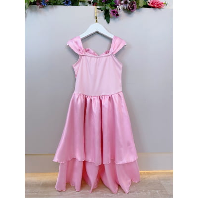 Fantasia Infantil Rosa Princesas Bela Adormecida e Aurora