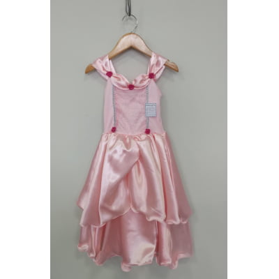 Fantasia Infantil Rosa Princesas Bela Adormecida e Aurora