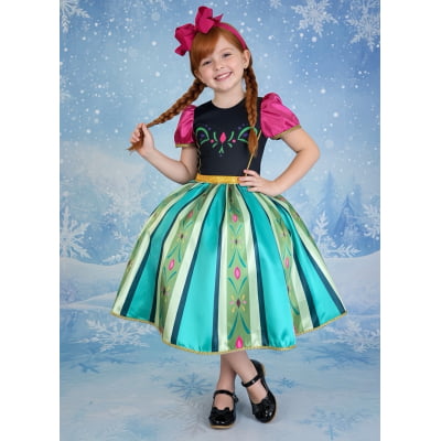 Vestido Fantasia Infantil Princesas Frozen Elsa Anna Festas