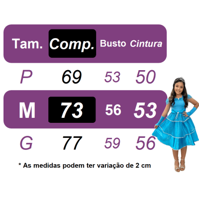 Vestido Fantasia Infantil Unicórnio Colorido Festas