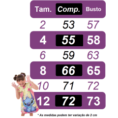Vestido Infantil Amarelo Lilo e Stitch Luxo Festas