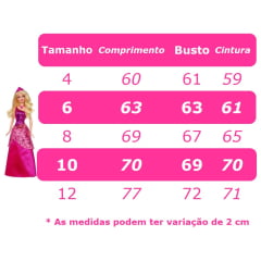 Vestido Infantil Barbie Pink Busto Paetê e Broche de Lacinho