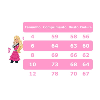 Vestido infantil Barbie Rosa Babados Glitter Brilho luxo