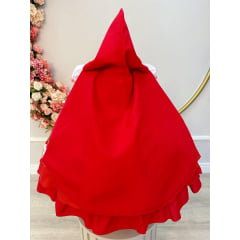 Vestido Infantil Chapeuzinho Vermelho C/ Capuz