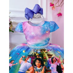 Vestido Infantil Família Madrigal Mirabel Encanto Princesa