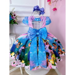 Vestido Infantil Família Madrigal Mirabel Encanto Princesa