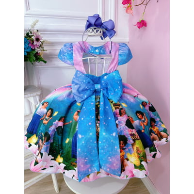 Vestido Infantil Família Madrigal Mirabel Encanto Princesa