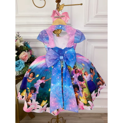 Vestido Infantil Família Madrigal Mirabel Encanto Princesa