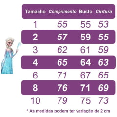 Vestido Infantil Frozen C/ Capa e Laço Princesas Luxo Festas