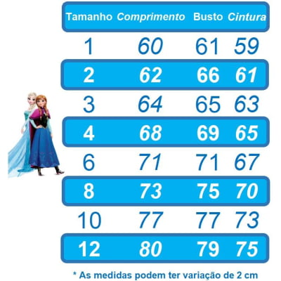 Vestido Infantil Frozen e Olaf Princesas C/ Broche de Laço