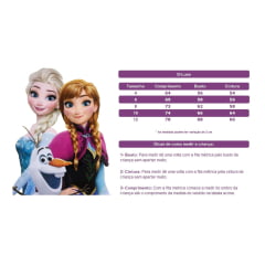 Vestido Infantil Frozen Elsa e Anna Verde Tiffany Strass
