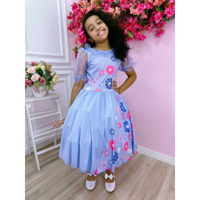 Vestido Infantil Isabela Encanto Festas Princesas